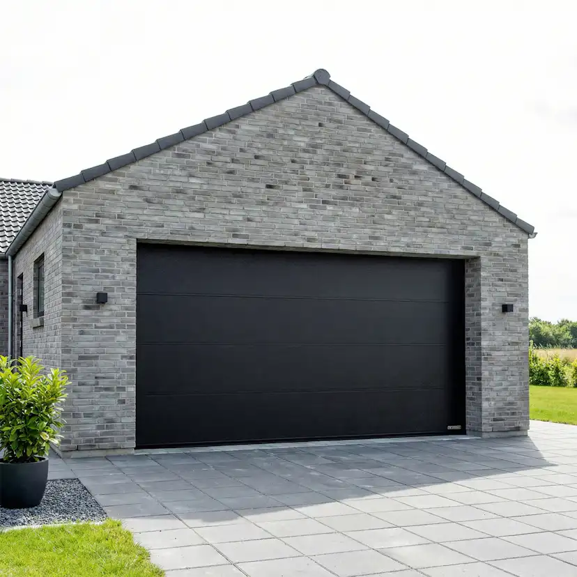 Garageport Nordic Home 240 x 200 cm Svart