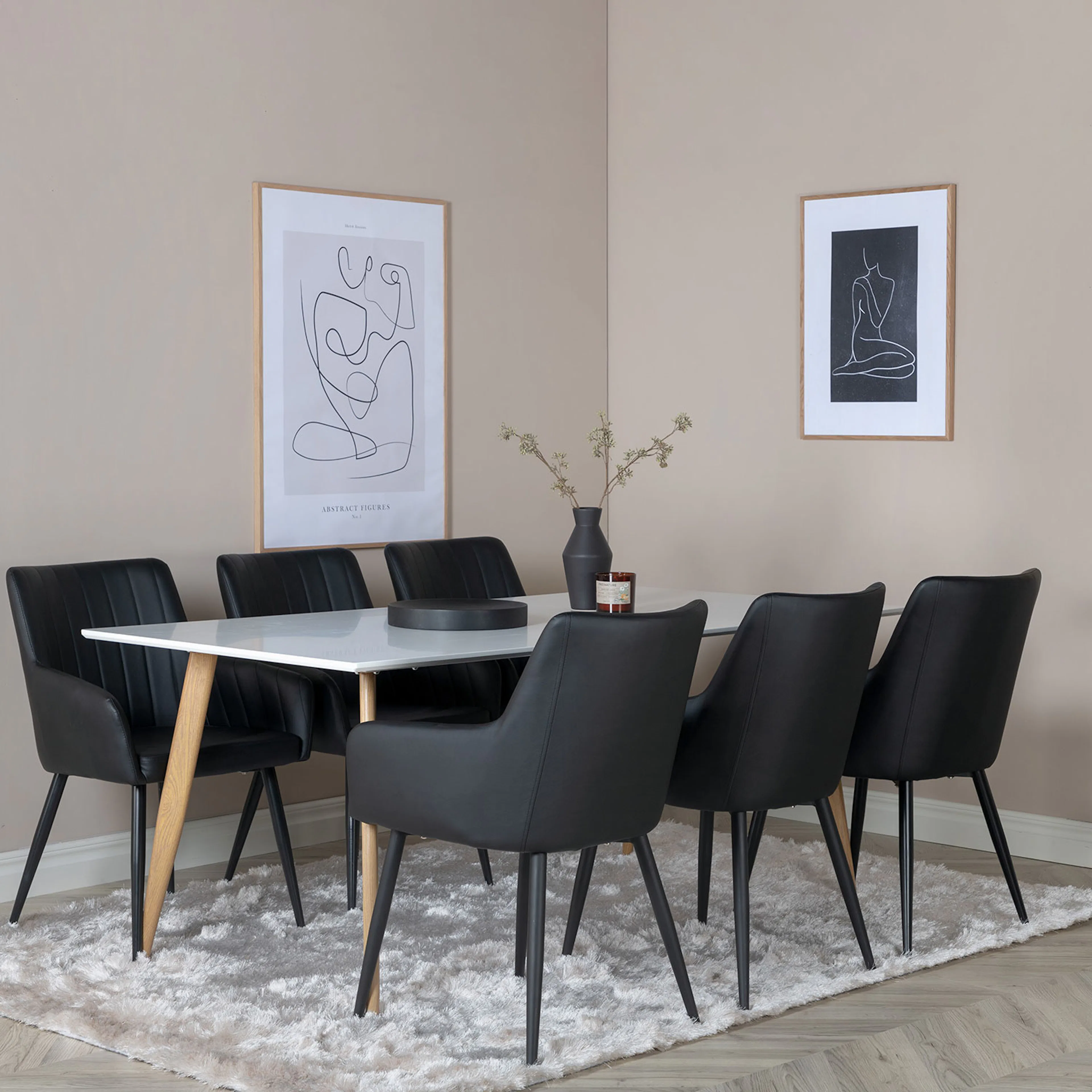 Matgrupp Venture Home Polar med 6 Comfort stolar