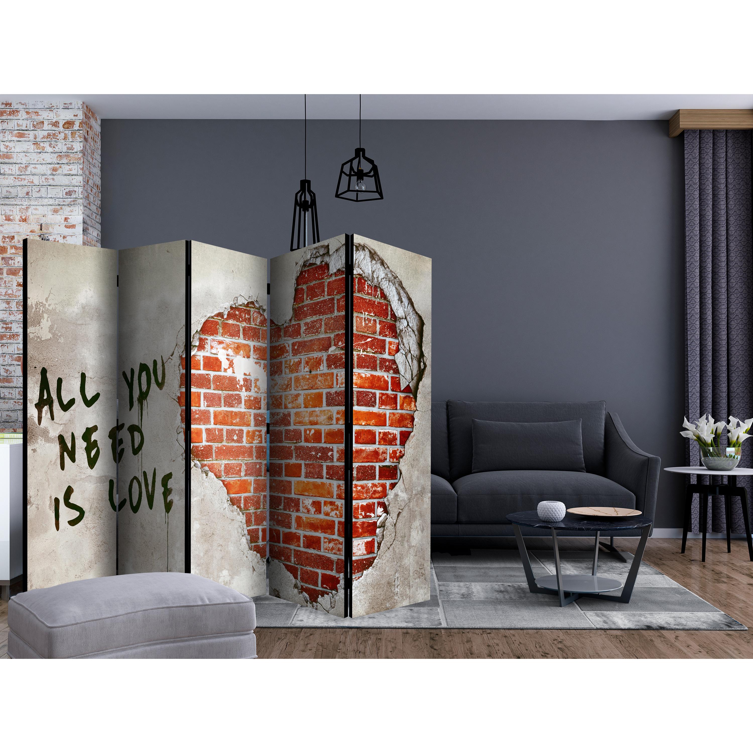 Rumsavdelare Arkiio Love is all you need II 225x172 cm