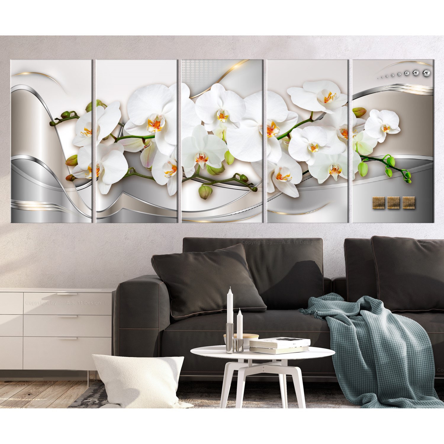 Tavla Arkiio Blooming Orchids