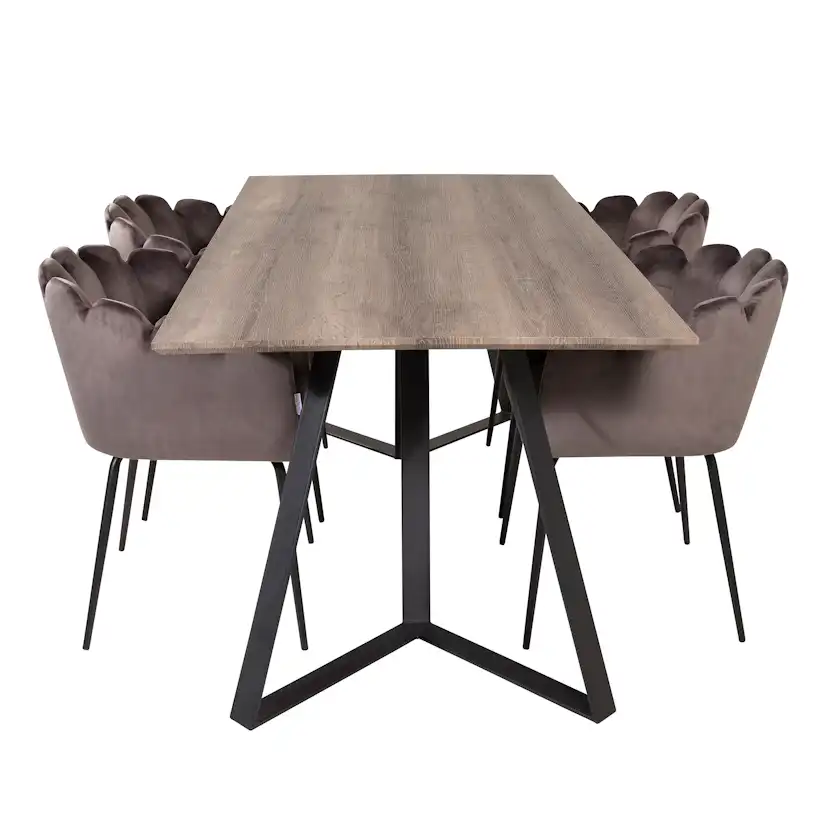 Matgrupp furniture/fashion Madde med 4 Limhamn Stolar