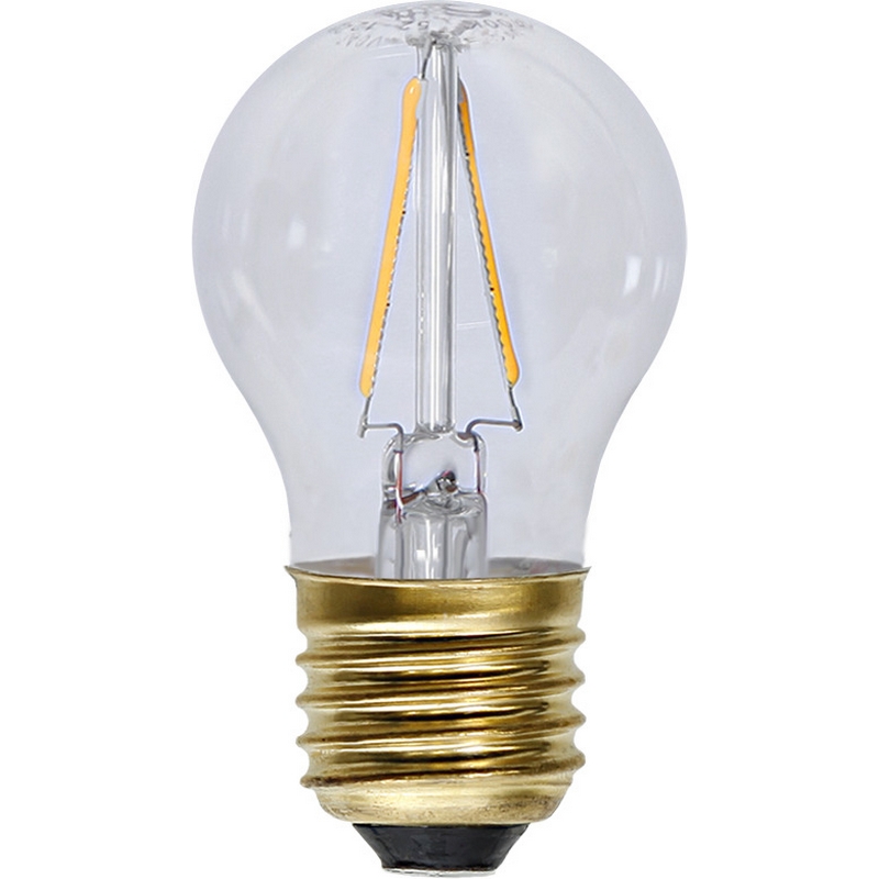 LED-lampa Star Trading Filament E27 G45 Soft Glow 1,5W