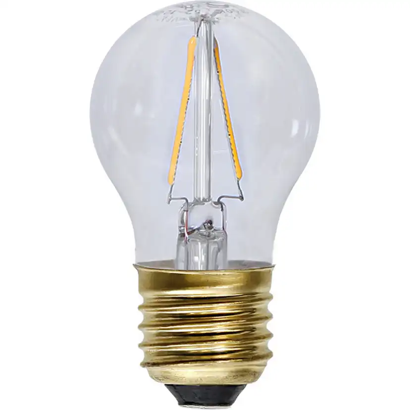 LED-lampa Star Trading Filament E27 G45 Soft Glow 1,5W