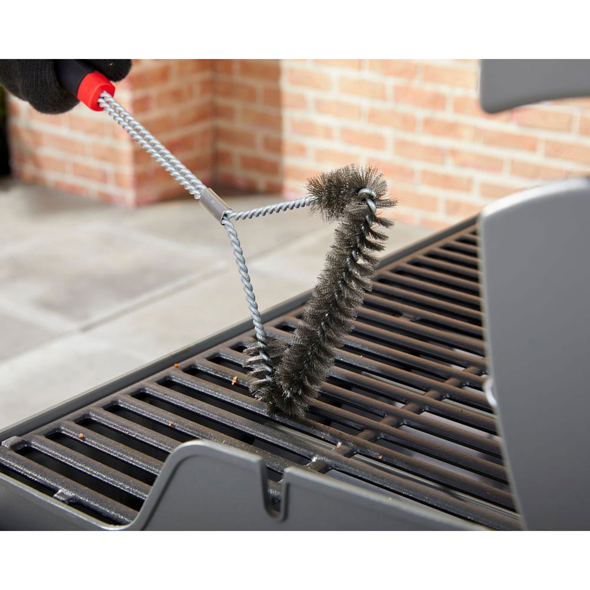 Grillborste Weber Tresidig 46 cm