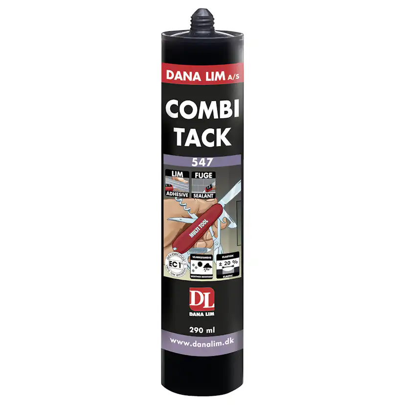 Fogmassa Danalim Dana 547 Combi Tack Lim Grå 290 ml för Kakel