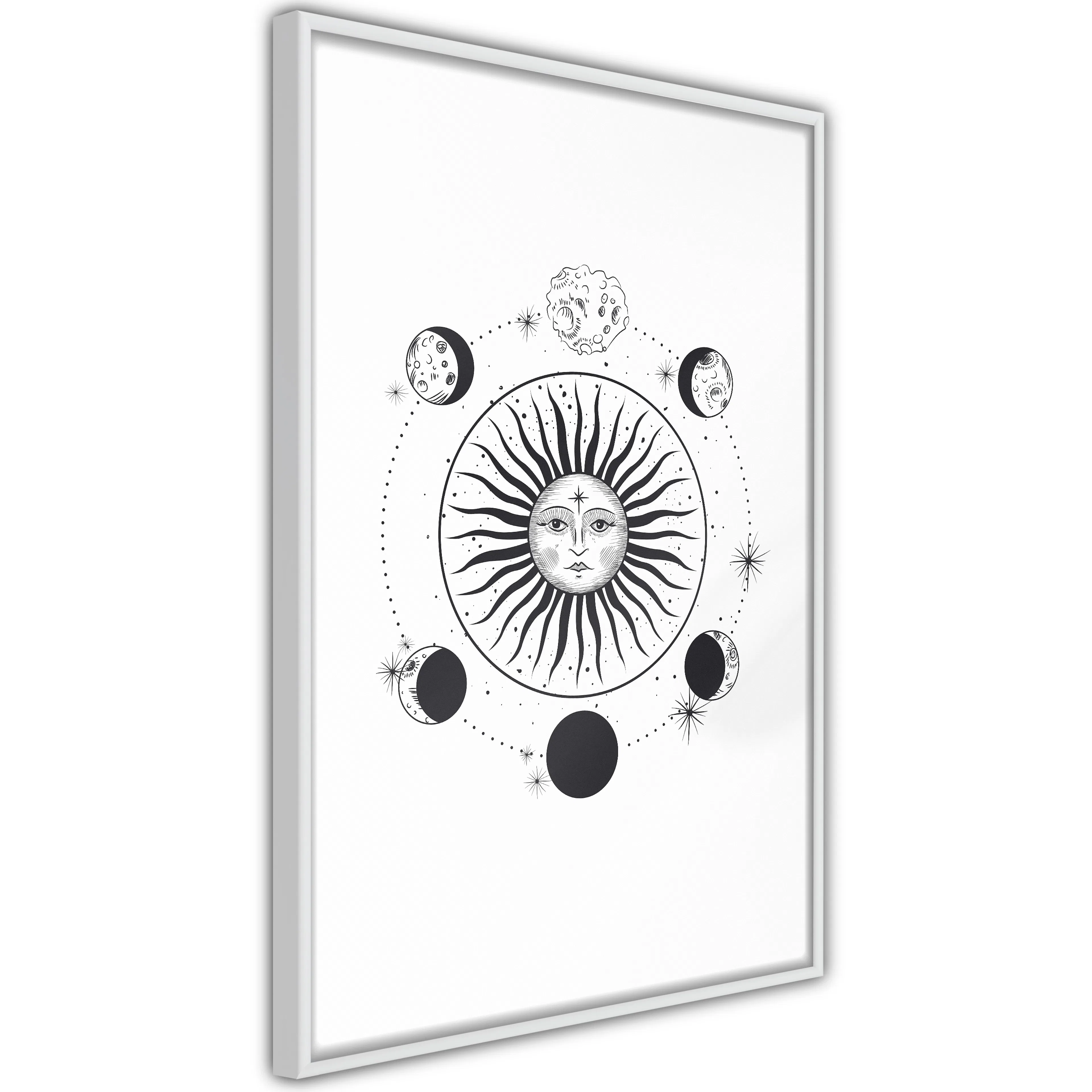 Poster Artgeist Affisch Moon Phases