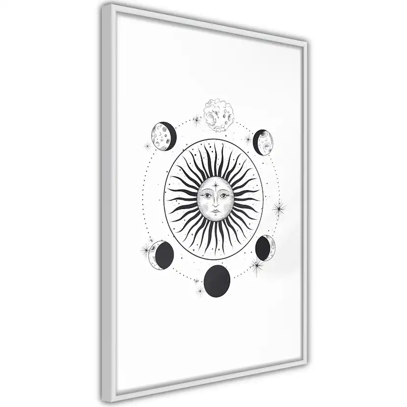 Poster Artgeist Affisch Moon Phases