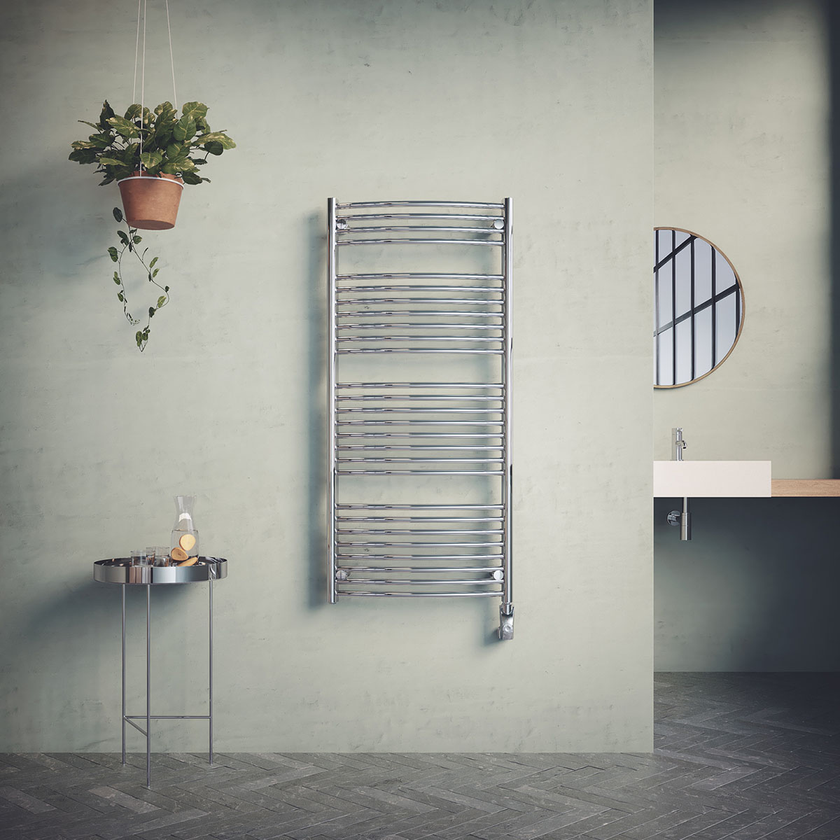 Borgholm El Krom, *1410x600mm/600w BxH: 600x1290 mm. El. Krom