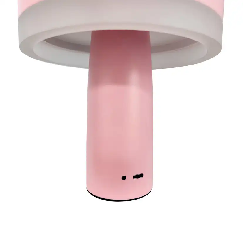 Portabel Bordslampa Dyberg Larsen Porter LED Uppladdningsbar Rosa