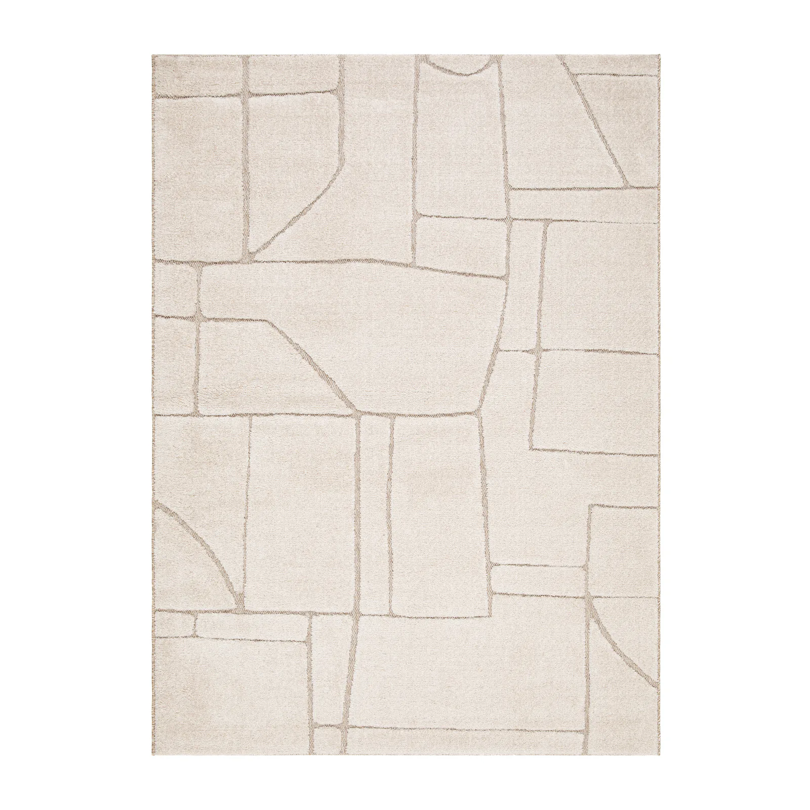 Ryamatta KM Carpets Nature Shape Modern Creme Natur Vit