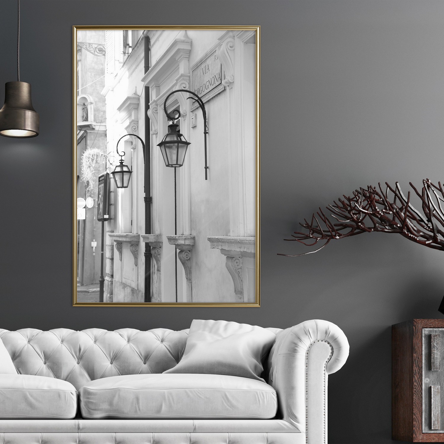 Poster Artgeist Affisch Street Lamps