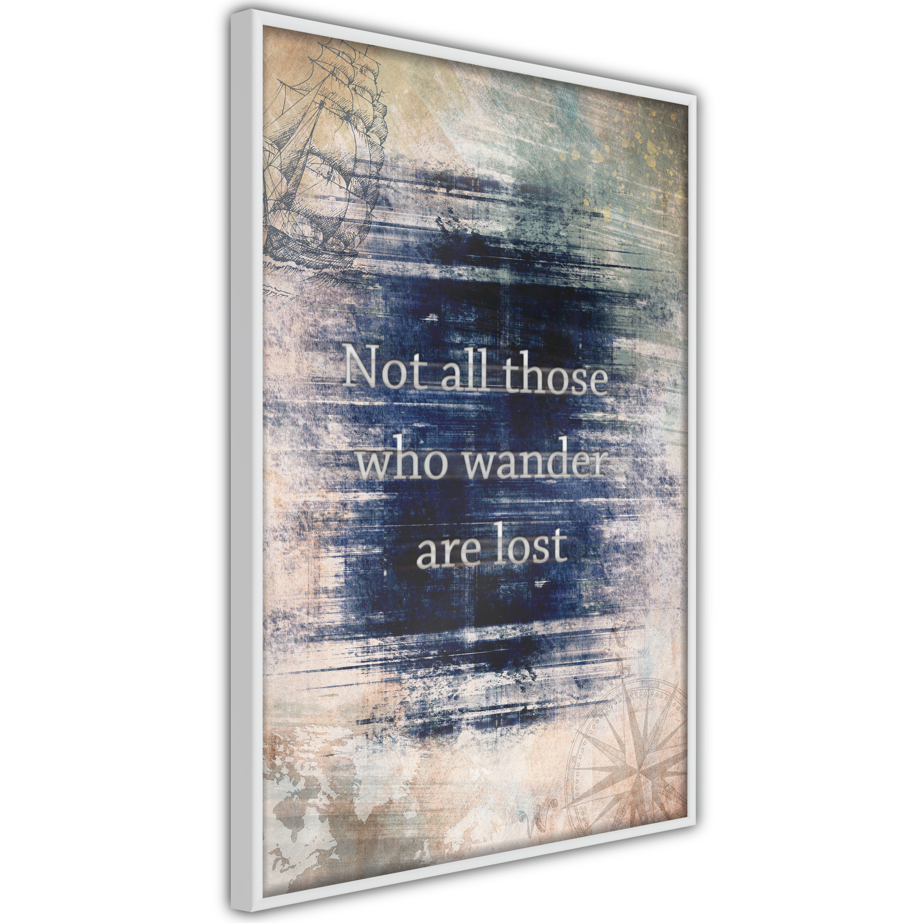 Poster Artgeist Affisch Not All Those Who Wander Are Lost