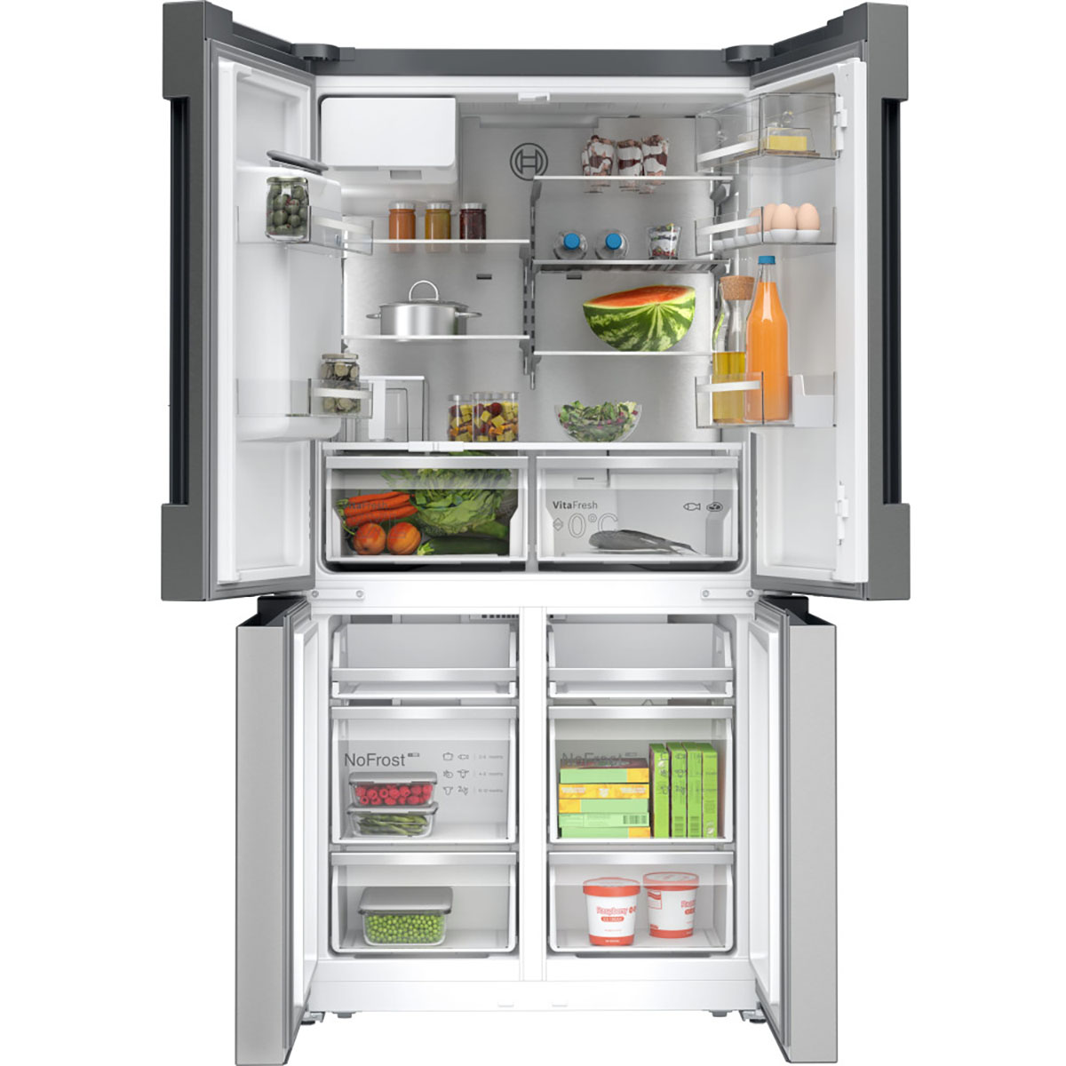 Side by Side Kyl/Frys Bosch KFI96APEA Serie 6 French Door med WiFi och Ismaskin