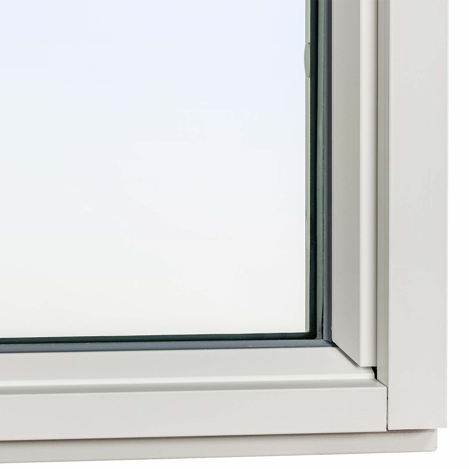 Fast Fönster Svenska Fönster Aluminiumbeklätt Trä 3-Glas
