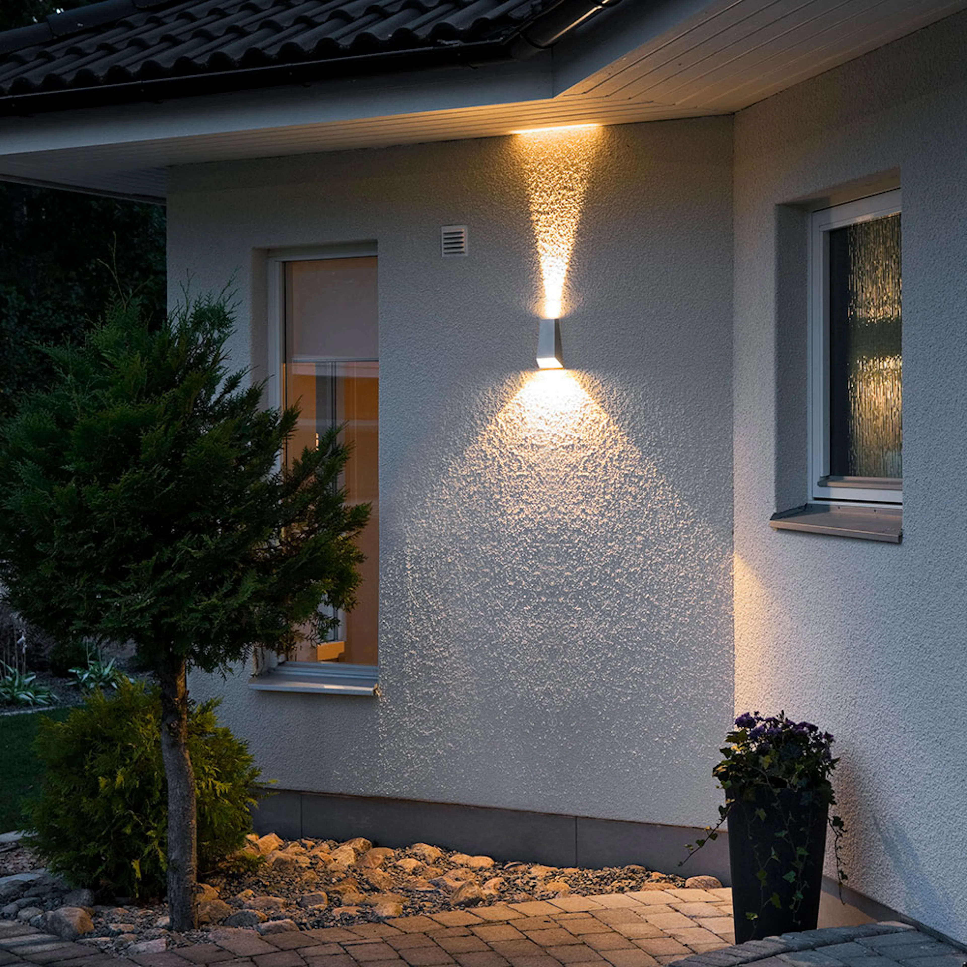 Vägglykta Gnosjö Konstsmide Imola 2x3W High Power LED