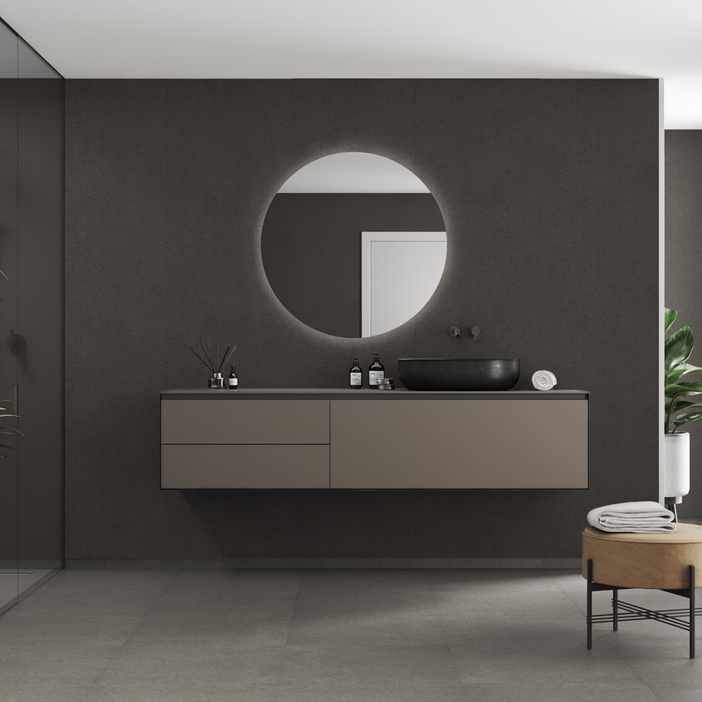 Våtrumsskiva Fibo 4003-M10 S Grey Terrazzo 10x620x2400 mm
