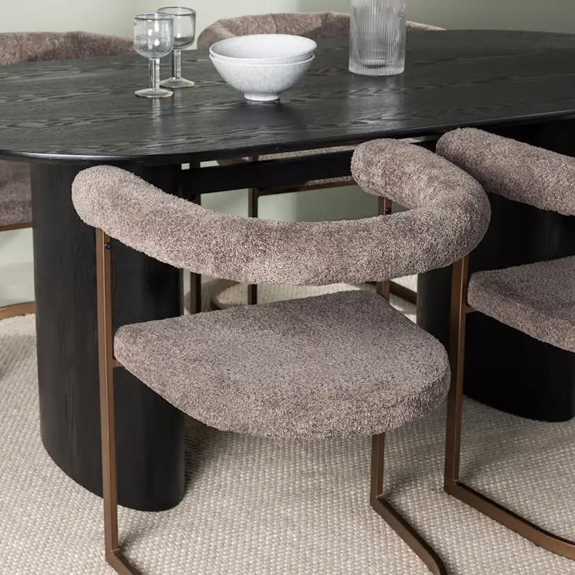 Matgrupp Venture Home Isolde med 4 Morning Stolar