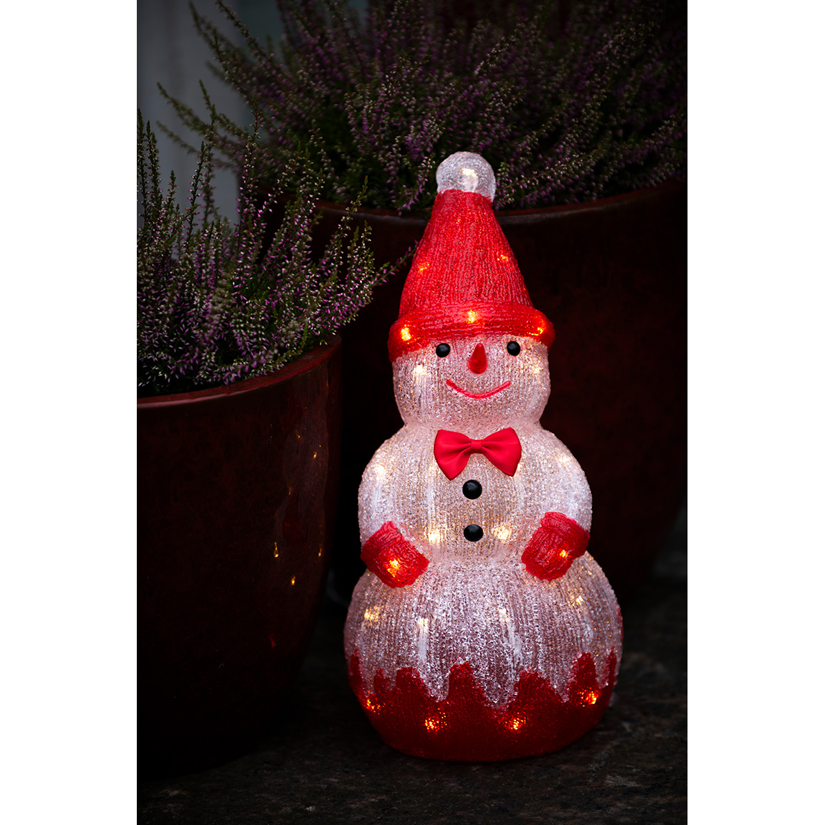 Dekorationsbelysning Gnosjö Konstsmide Snögubbe 40 LED