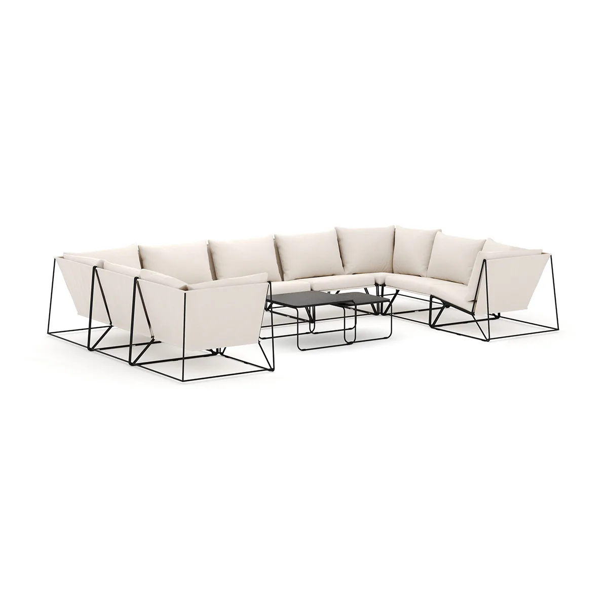 Svart/Beige