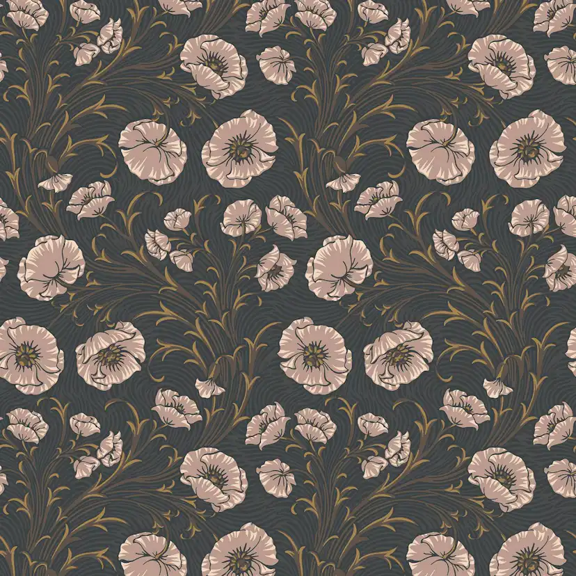 Tapet Boråstapeter Poppy Flow 2268