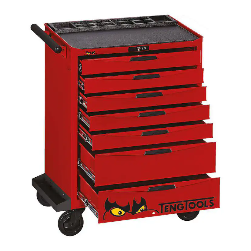 Sidoskåp Teng Tools 7 Lådor 15 Tum
