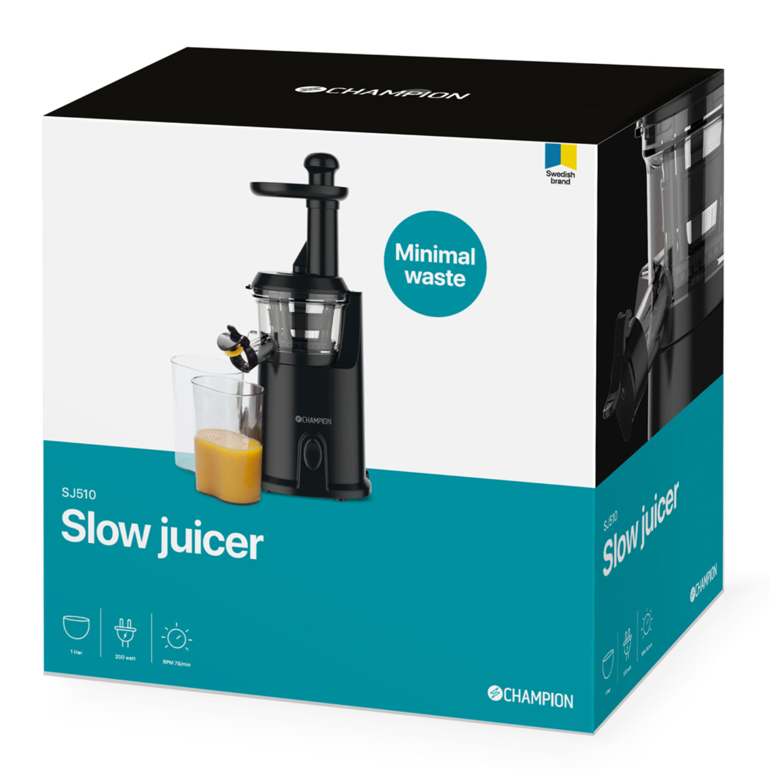 Slowjuicer Champion 1L 200W SJ510