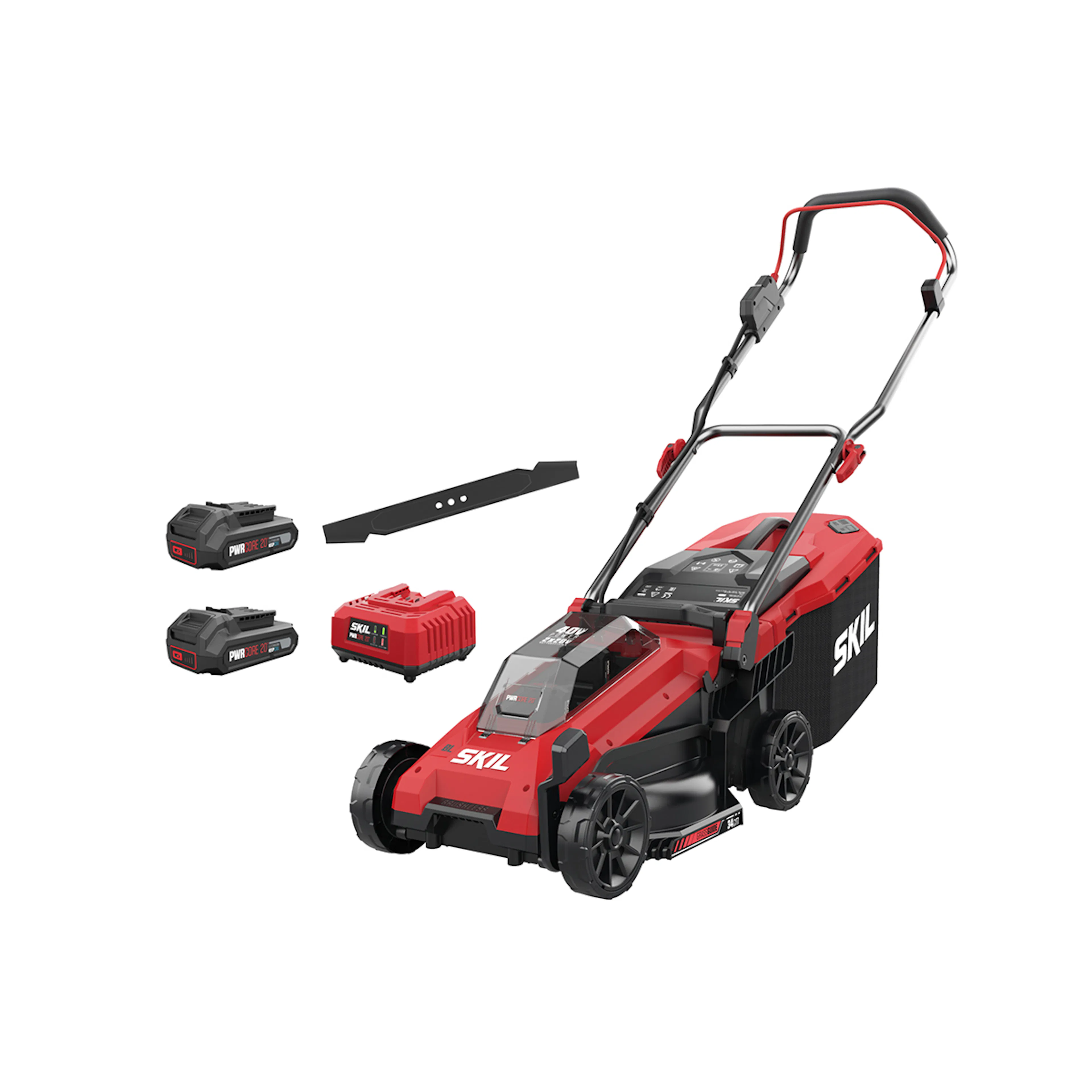 Gräsklippare SKIL 0130 BA Kolborstfri Batteridriven