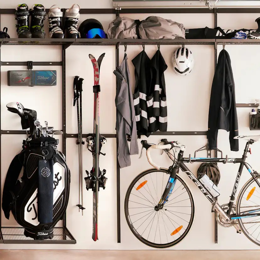 Familjeförvaring Elfa Ready Solution 2 Garage+ B: 3103 mm