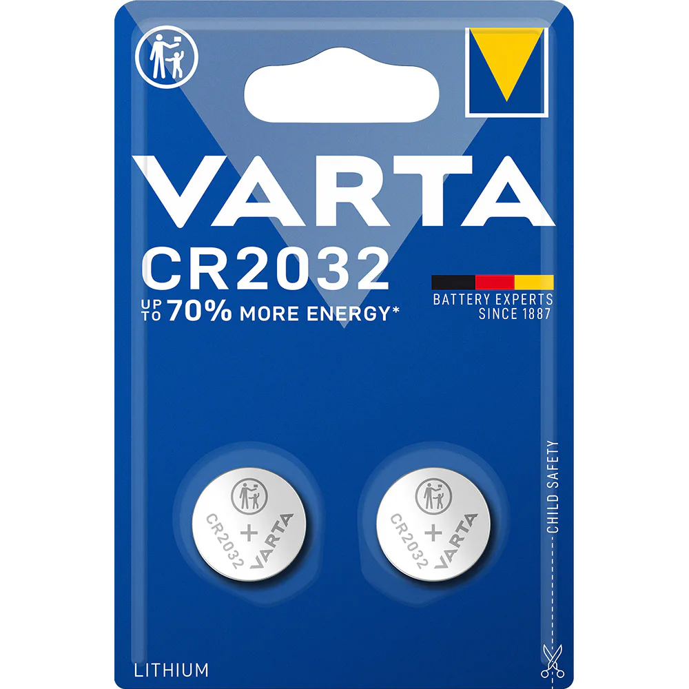 Batteri VARTA Litium CR2032 2-Pack