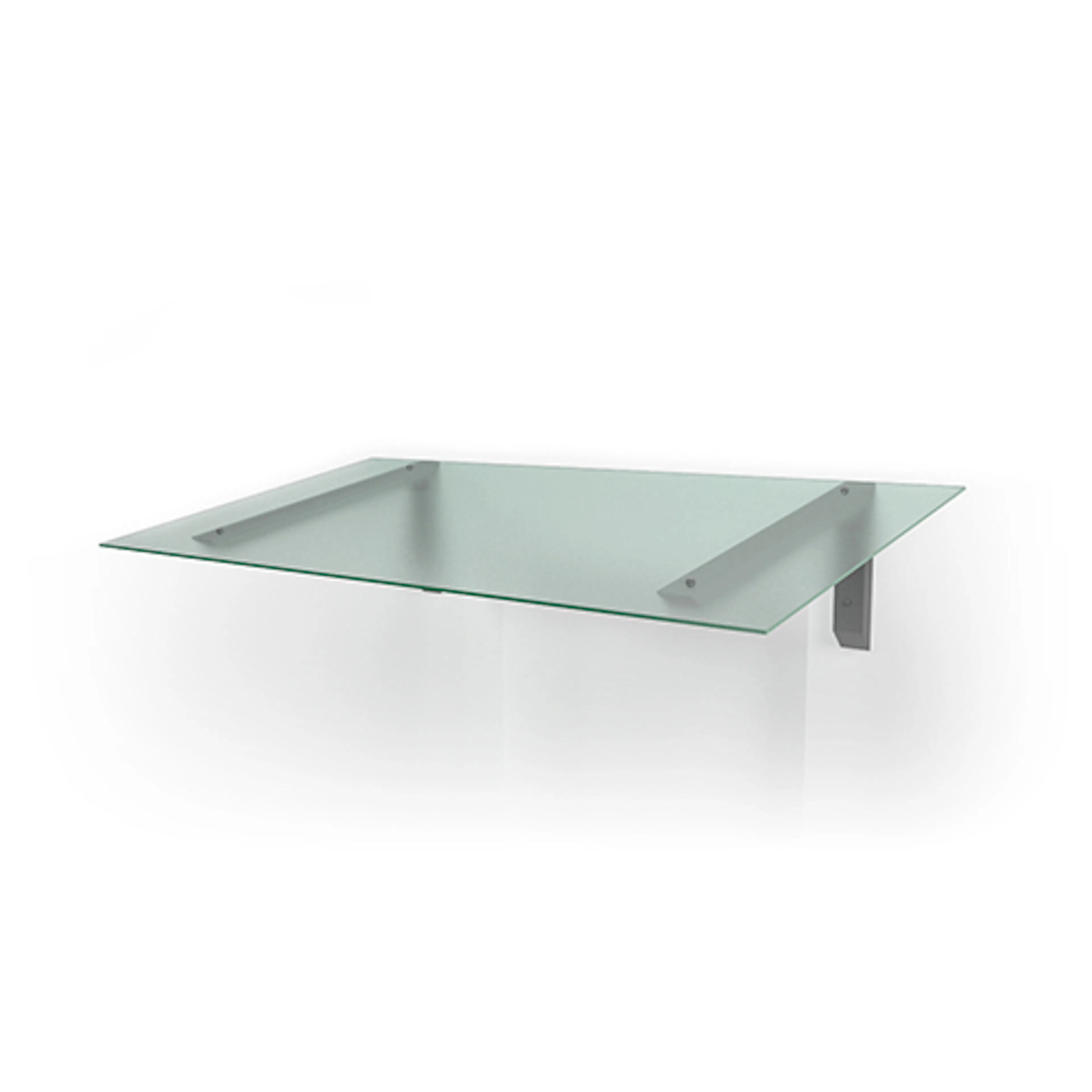 Console Bold Silver - Frosted Glass Bold Silver, Frostat Glas, BxH: 1500x330 mm