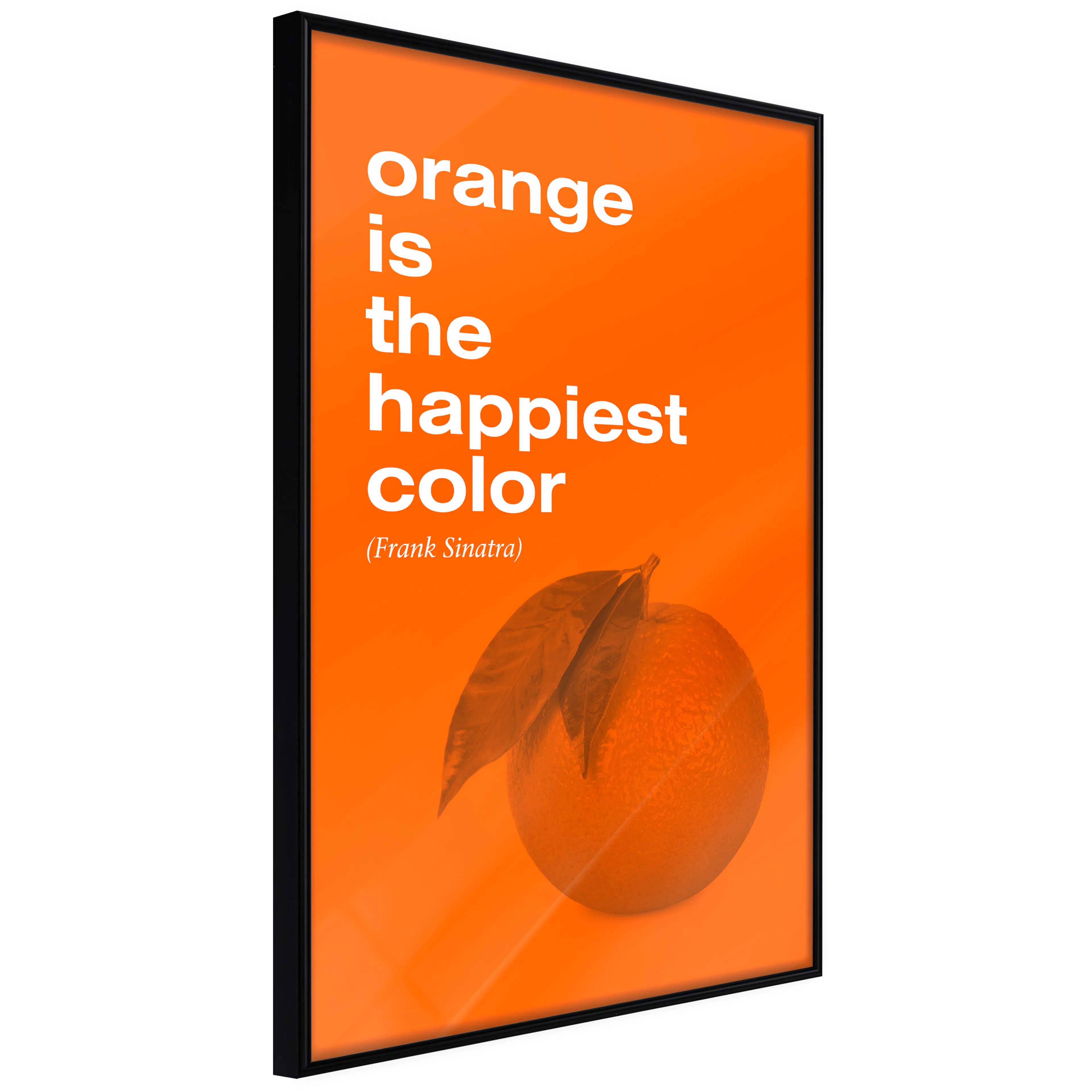 Affisch - The Happiest Colour [Poster] 30x45 Svart ram, 30x45 cm