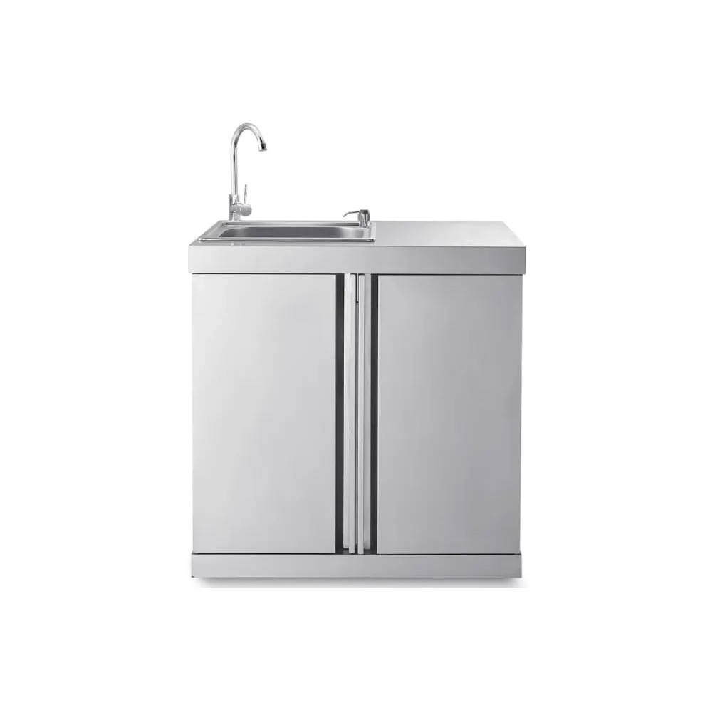 Diskbänk Myoutdoorkitchen Classic Line Stainless 304SS Med Förvaringsskåp