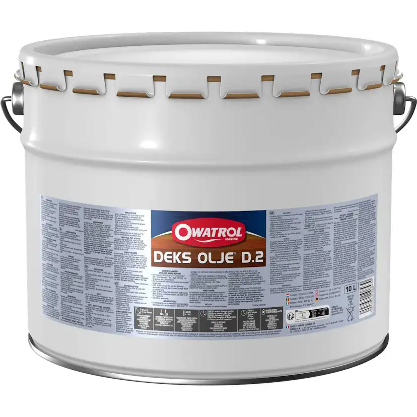 Träoljaowatrol Deks D2 Högblank 10 Liter