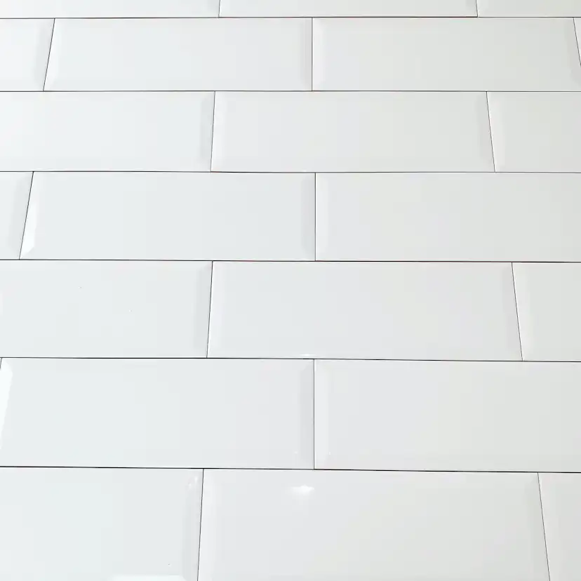 Kakel Tenfors Metro Vit Blank 10x30 cm