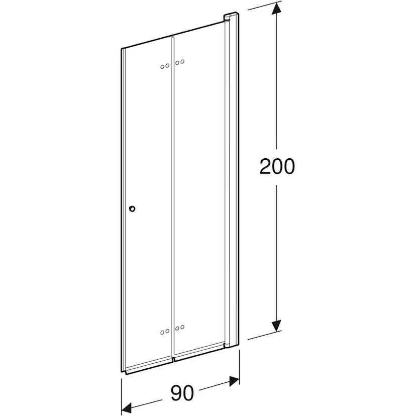Duschdörr Contura Shower Showerama Vik