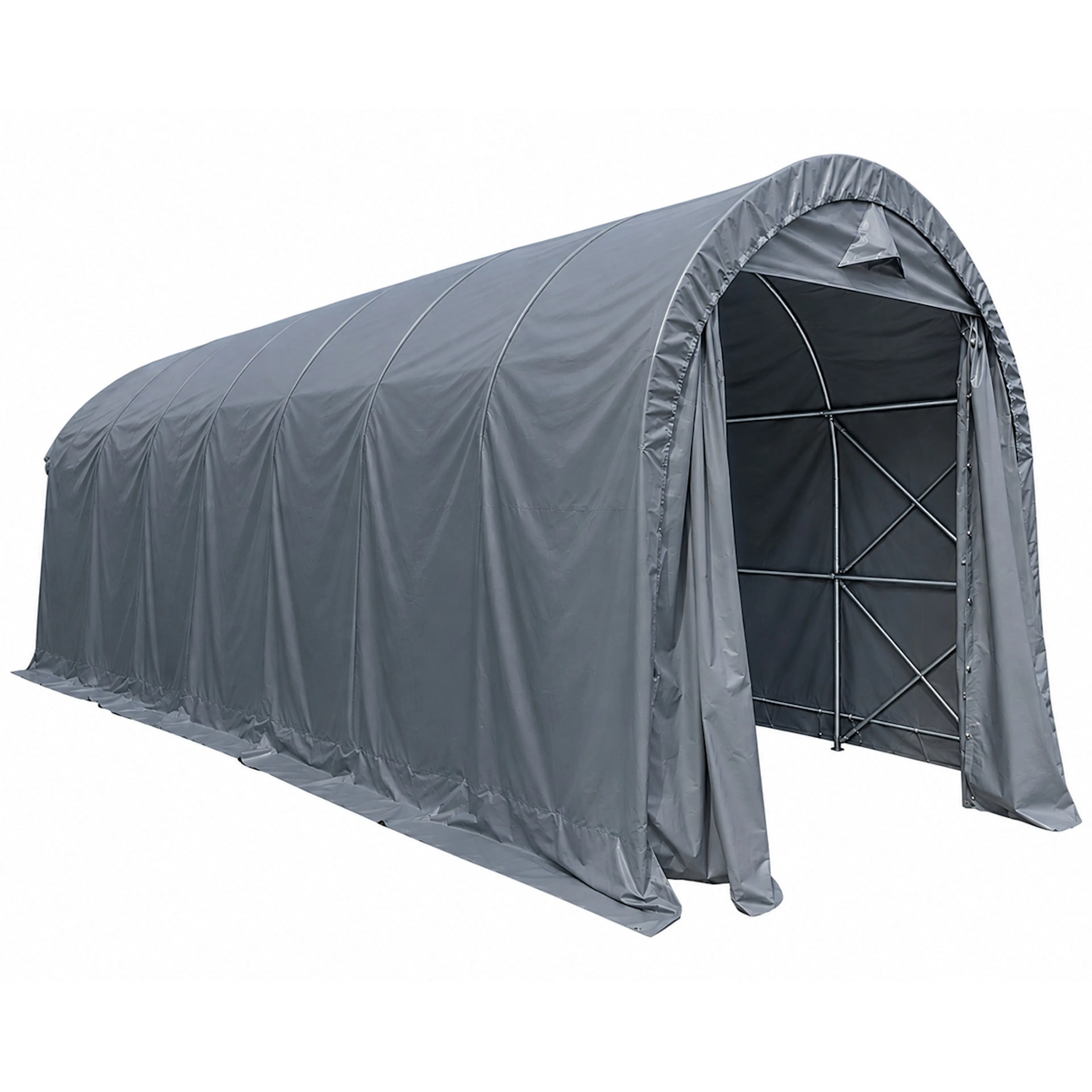 Garagetält Timco G500 4 x 10 m Grå