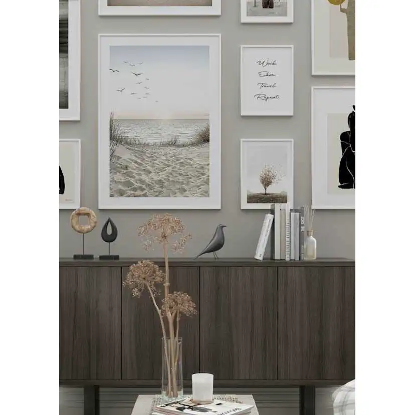 Poster Gallerix Seagulls Sandy Beach