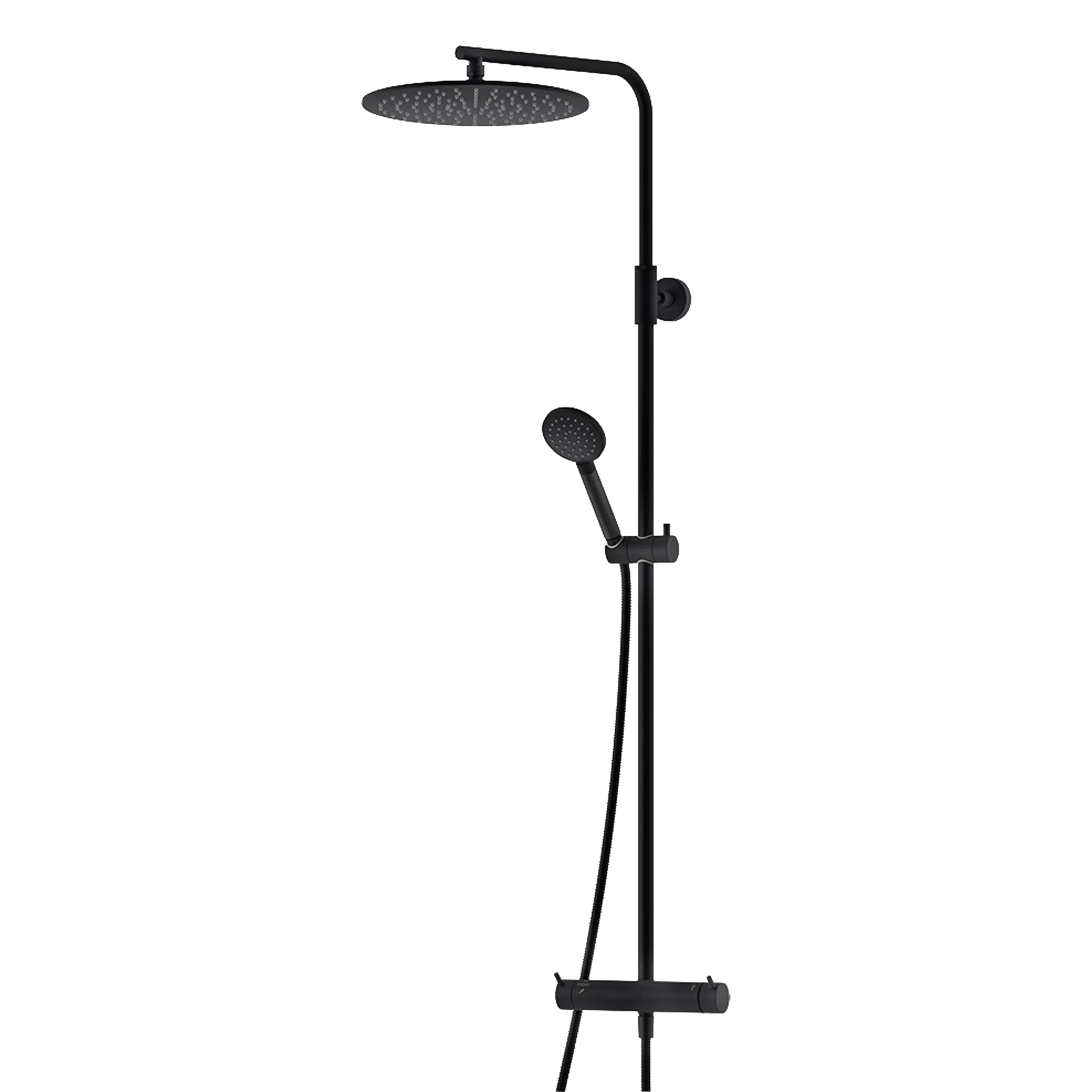 INXX II shower system kit Mattsvart, 160 c/c Matt Svart, CC-mått: 160 mm