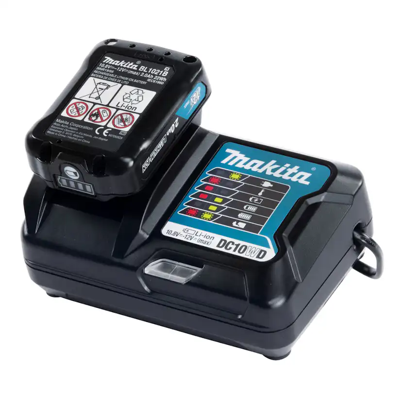 Batteripaket Makita 191B50-9 12V 2,0 Ah Li-ion Batteri och Laddare