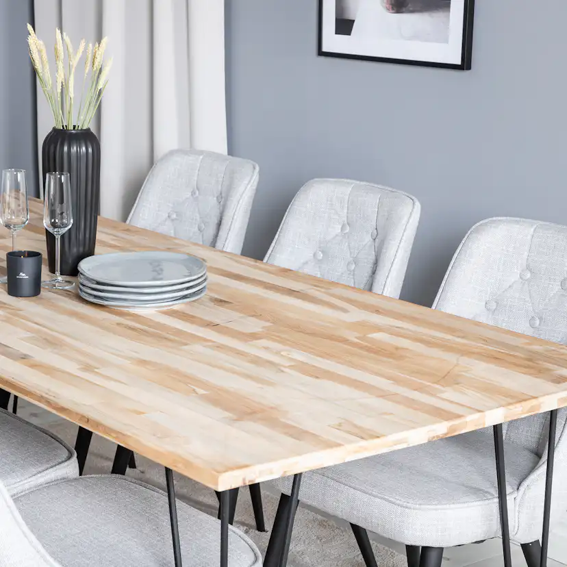 Matgrupp Venture Home Bim med 6 Vera Stolar