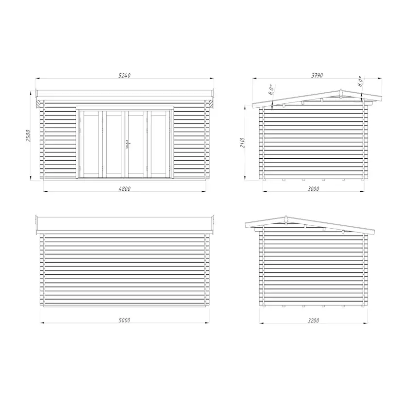 Stuga Palmako Ines 14,4 m2
