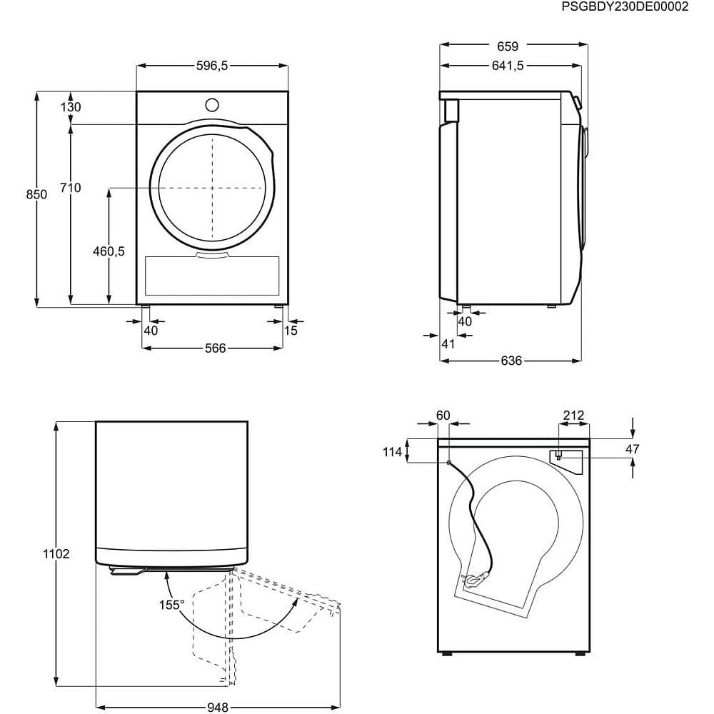 Värmepumpstumlare Electrolux EDI743R95R Vit med DelicateCare och SensiCare Teknologi