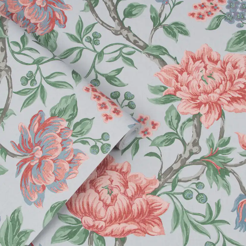 Tapet Laura Ashley Tapestry Floral Slate Gra