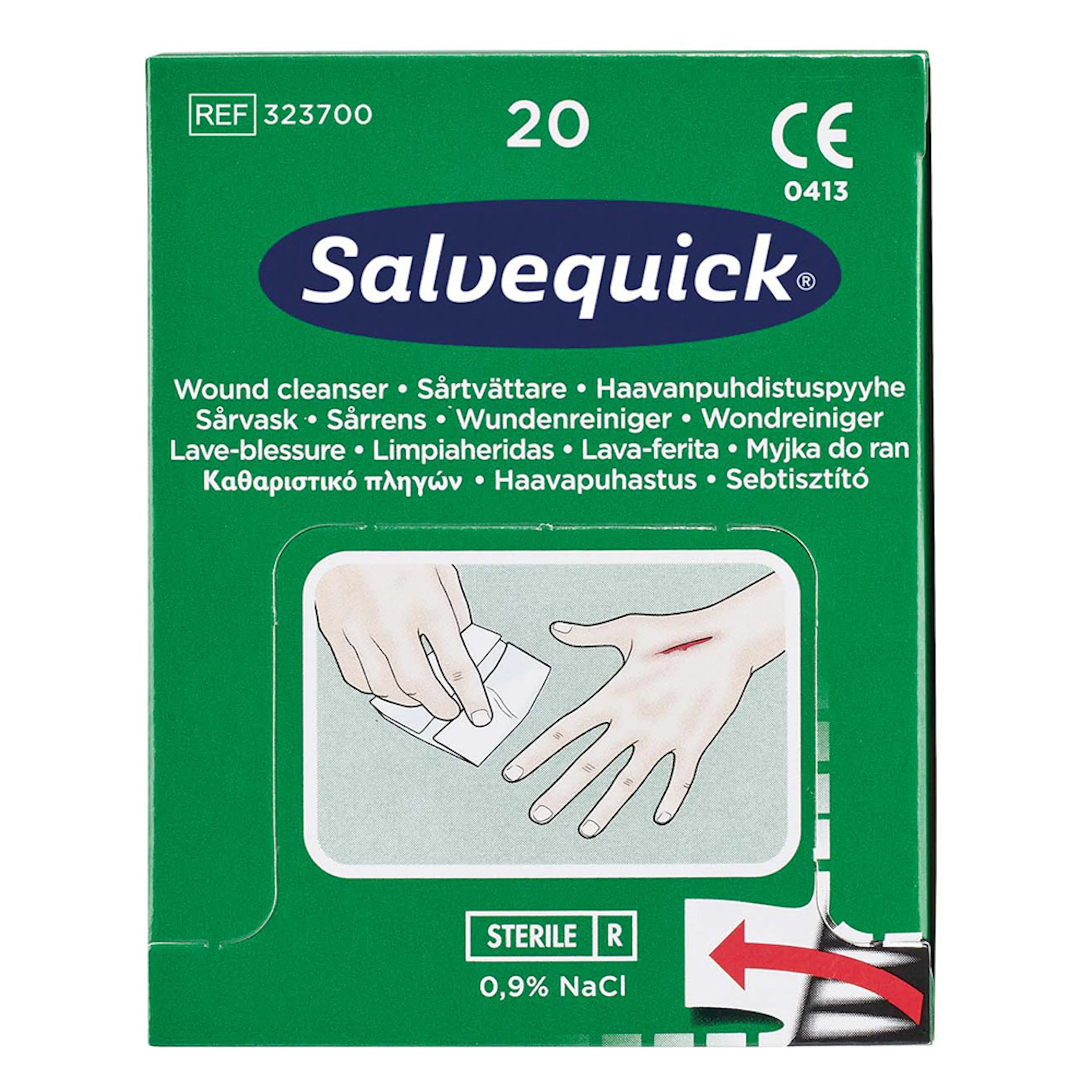 Sårtvättare Salvequick Salvequick 20 st