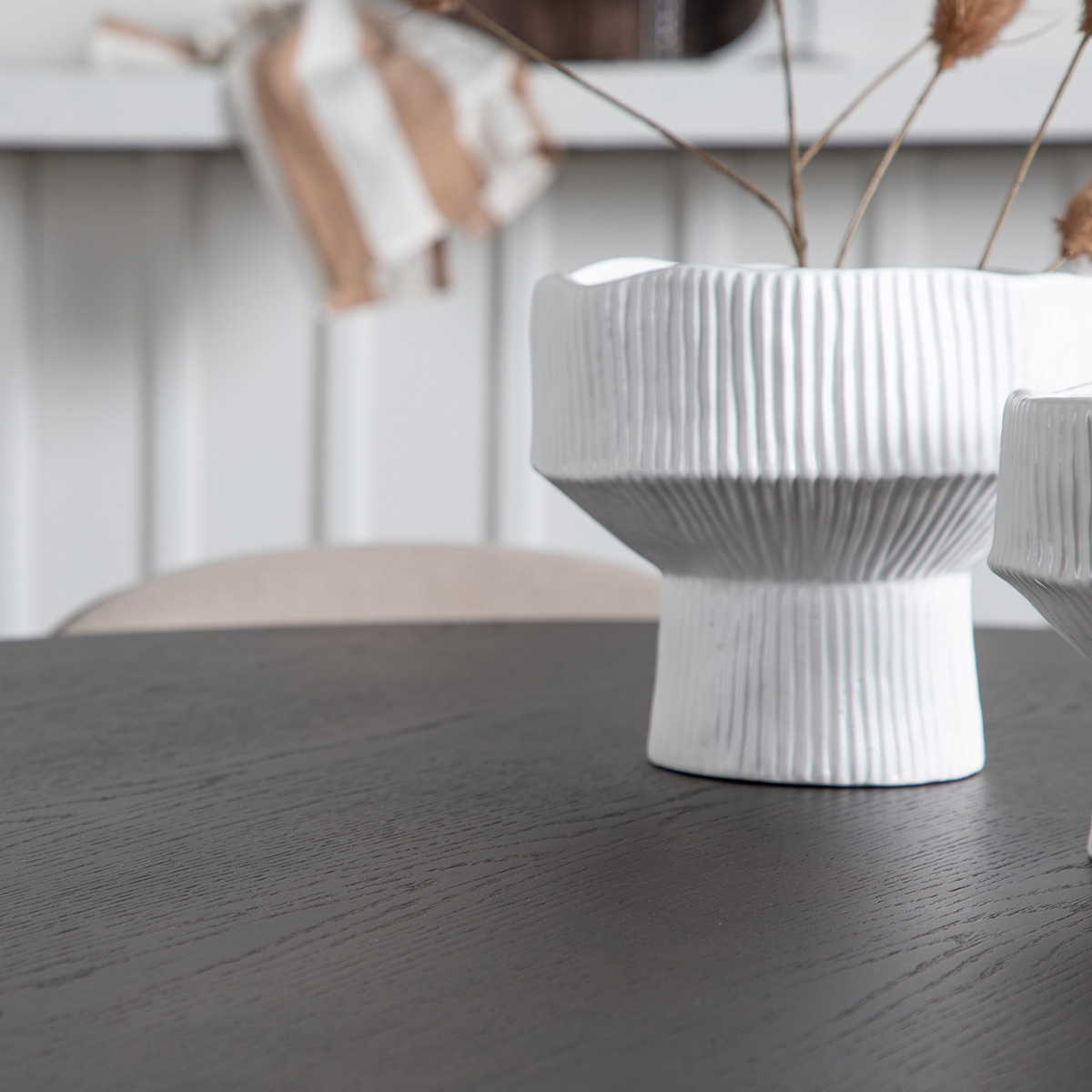 Matgrupp furniture/fashion Stone med 4 Velvet Stitches Stolar
