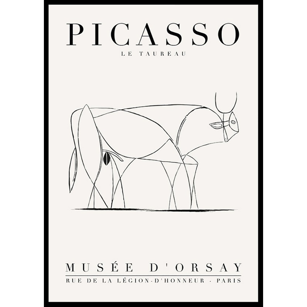 Poster Gallerix Picasso Le Taureau