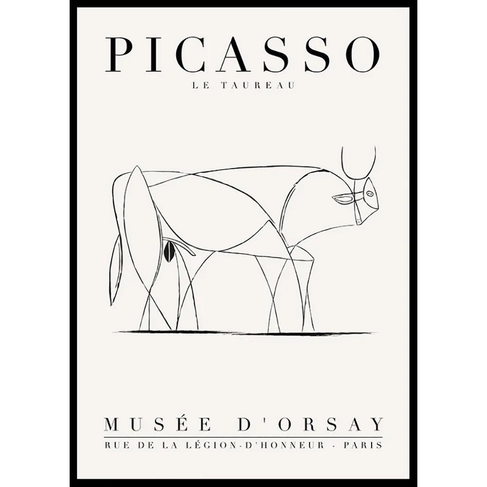 Poster Gallerix Picasso Le Taureau