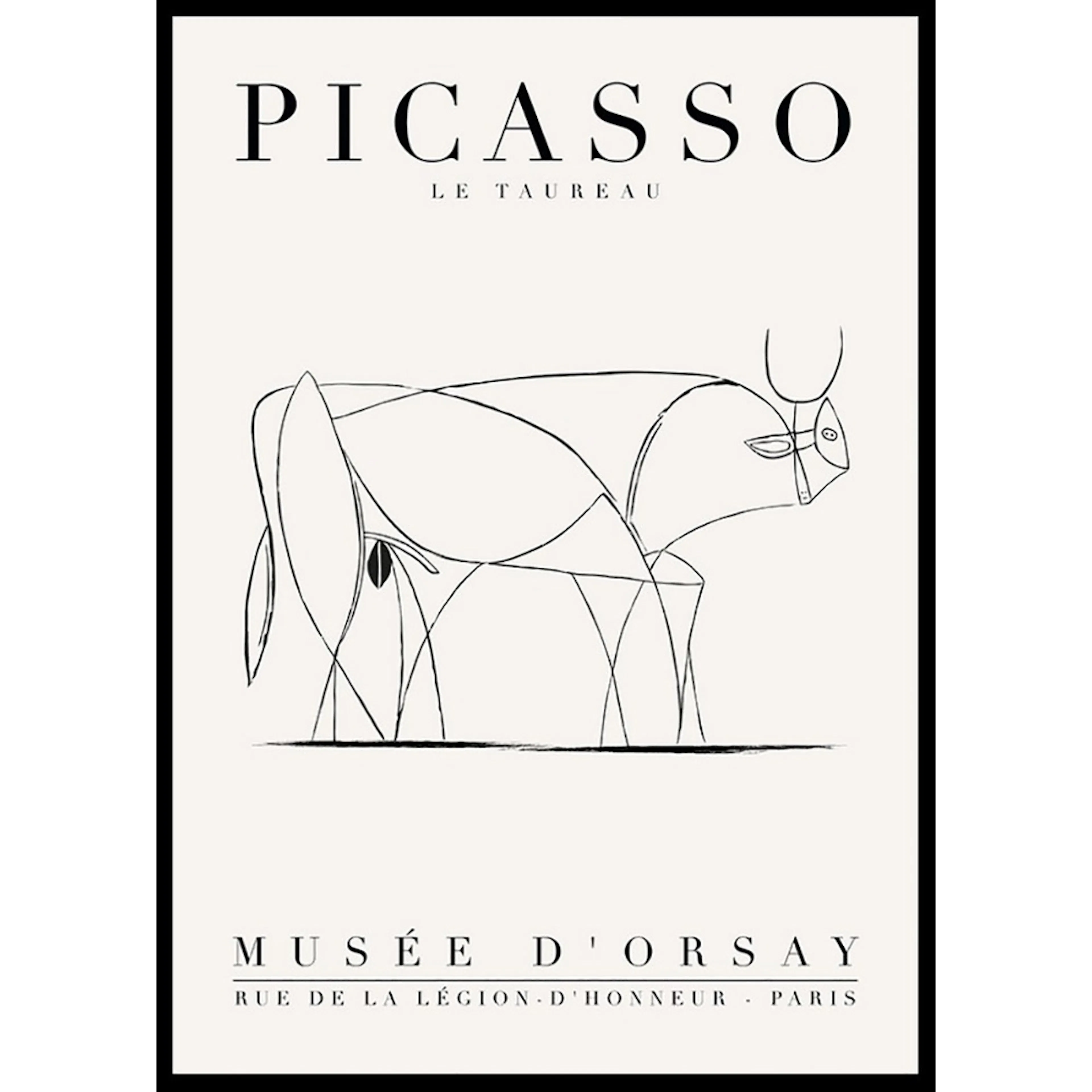 Poster Gallerix Picasso Le Taureau