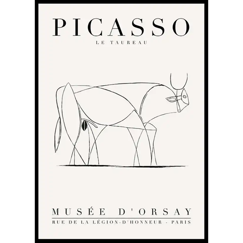 Poster Gallerix Picasso Le Taureau