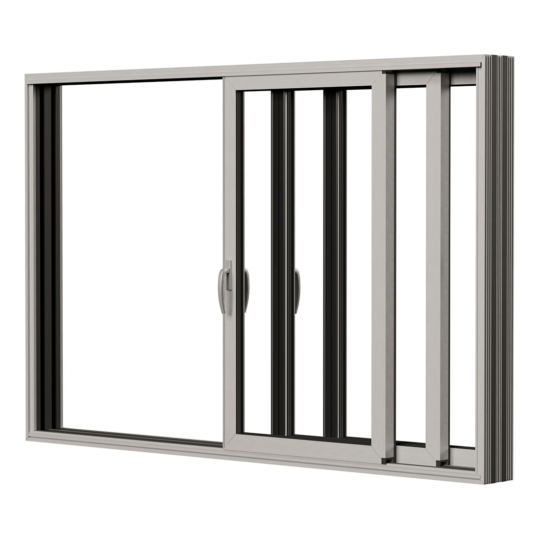 Skjutdörr NorDan HelAlu Aluminium 3-Delad Trippelspår